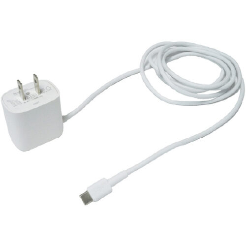 PD30W対応 AC充電器 Type-Cケーブル一体型 白 MAC2203WH