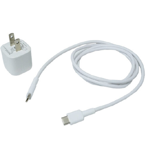 PD20W Type-C1ポート AC +Type-C-Type-C 1M 白 MAC2204WH