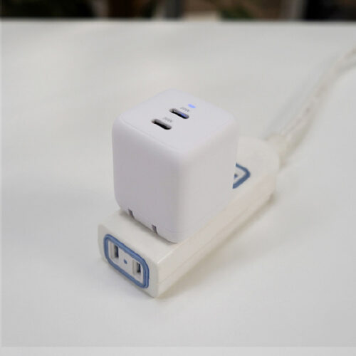 GAN PD20W×Type-C2ポート ACアダプタ 白 MAC2304WH