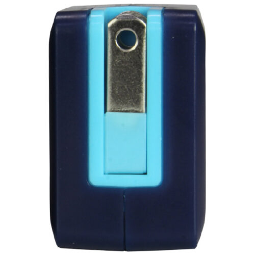 USB2ポート AC充電器 コンパクトタイプ 計3.1A 青 MCAA2003BU