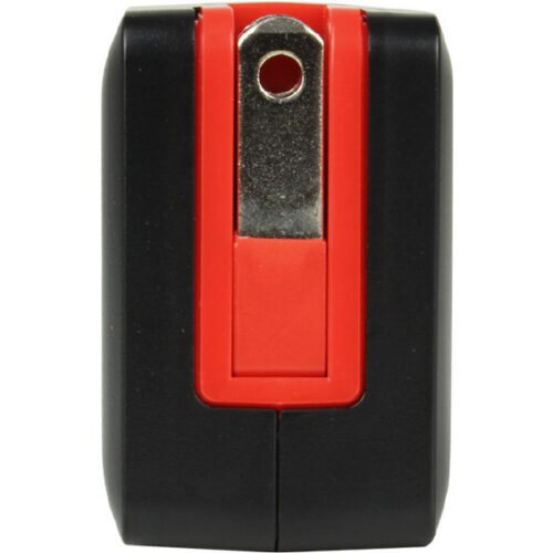 PD20W Type-C1P/USB1P AC コンパクト 計3.1A 黒赤 MCAC2101BR