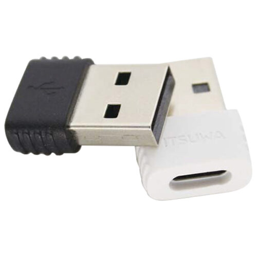 Type-C USB A変換アダプター 黒 MHCA2101BK