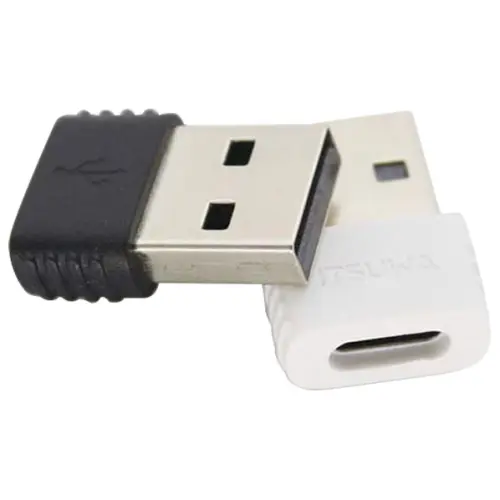 Type-C→USB A変換アダプター 黒 MHCA2101BK | イツワ商事株式会社