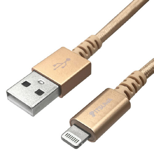 MFiライトニング 充電通信ケーブル デザインタイプ 1.5M カフェ MLTD2215CA