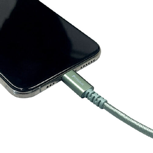 MFiライトニング 充電通信ケーブル デザインタイプ 1.5M GR MLTD2215GR