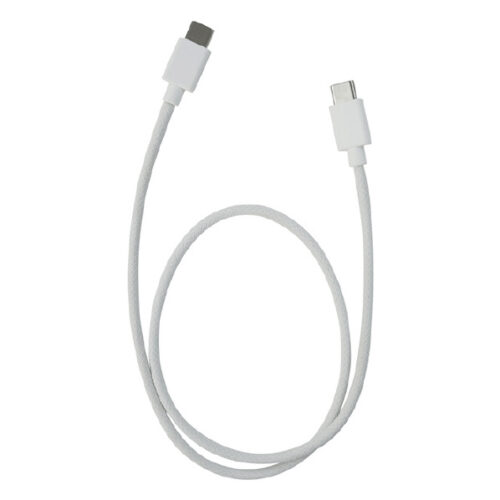 USB Type-C To C ケーブル シリコン+ナイロン 0.5M 白 MTCS2305WH