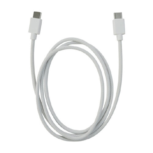USB Type-C To C ケーブル シリコン+ナイロン 1.0M 白 MTCS2310WH
