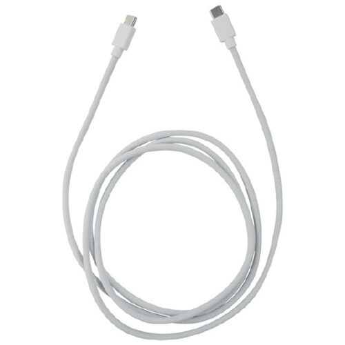USB Type-C To C ケーブル シリコン+ナイロン 1.5M 白 MTCS2315WH