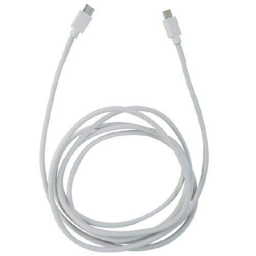 USB Type-C To C ケーブル シリコン+ナイロン 2.0M 白 MTCS2320WH