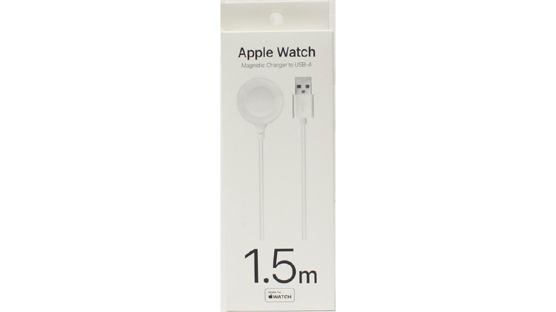 MFi認証 APPLE WATCH 充電ケーブル 1.5M 白 MAW2215WH