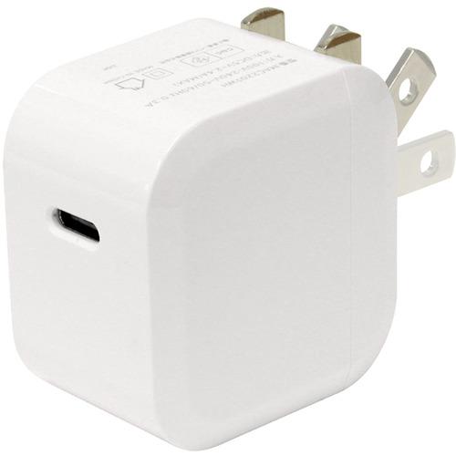 Type-C1ポート AC充電器2.4A 白 MAC2201WH
