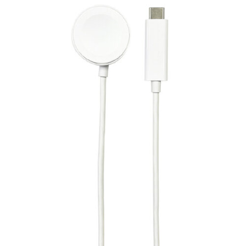 MFi認証 APPLE WATCH Type-C 充電ケーブル 0.5M 白 MAWC2205WH