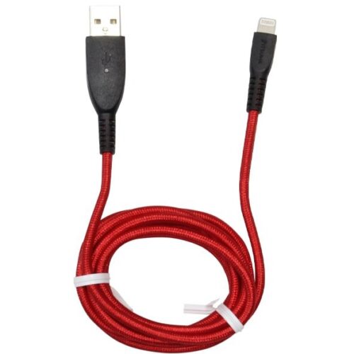 MFiライトニング 充電通信ケーブル 超屈曲タイプ 1.5M 赤 MLTT1915CRD