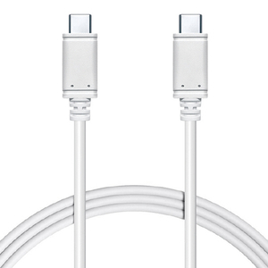 PD100W対応 Type-C to C 充電通信ケーブル 1.0M 白 MPC2110WH