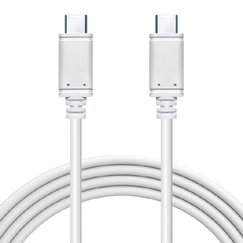 PD100W対応 Type-C -Type-C 充電通信ケーブル 2.0M 白 MPC2120WH