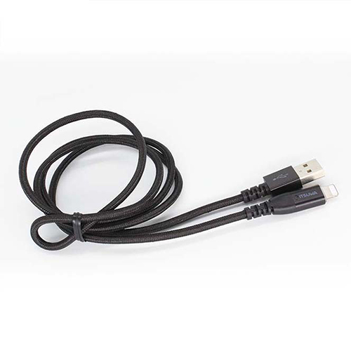 MFiライトニング 充電通信ケーブル 触レルト光ルタイプ 1.0M 黒 MSLA2110BK