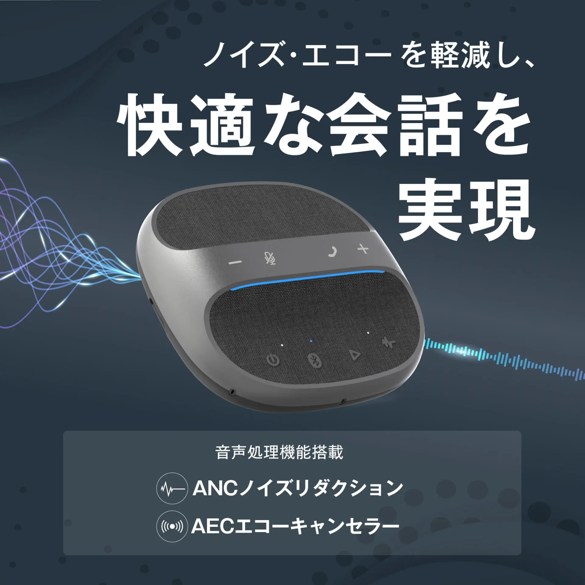 会議用スピーカーフォン 【Color & Groove】 | イツワ商事株式